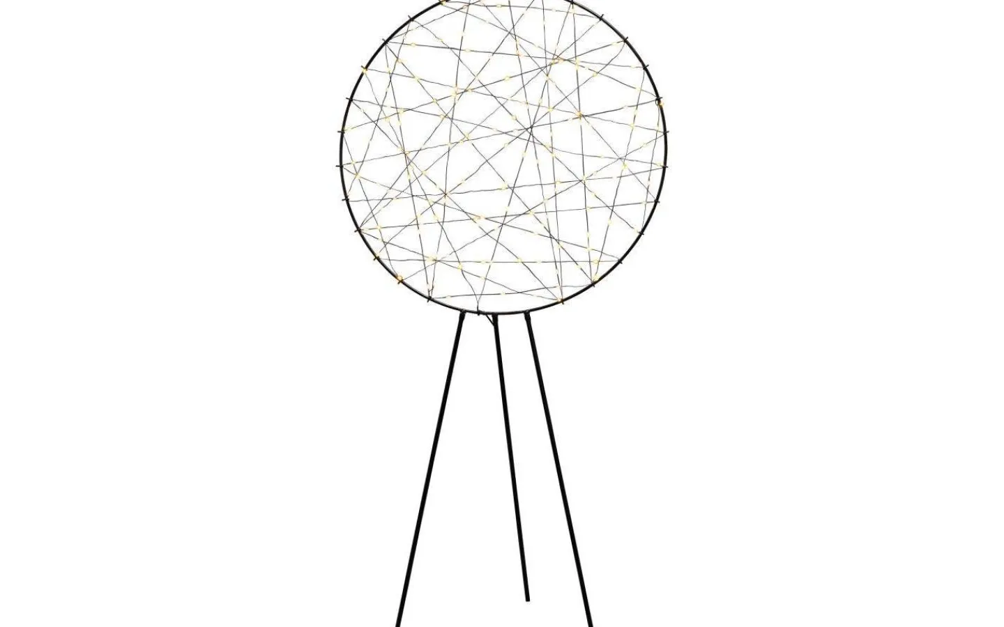 Julpynt Inomhus<Konstsmide Meshy Golvdekoration 117cm Amber, Svart