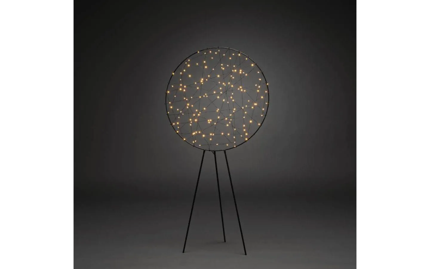 Julpynt Inomhus<Konstsmide Meshy Golvdekoration 117cm Amber, Svart