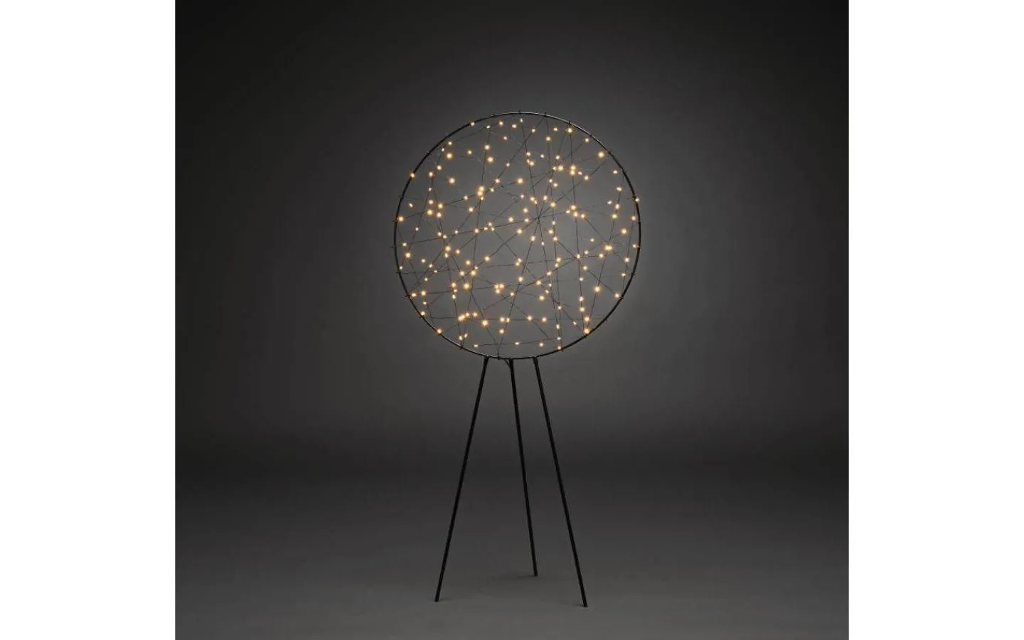 Julpynt Inomhus<Konstsmide Meshy Golvdekoration 117cm Amber, Svart