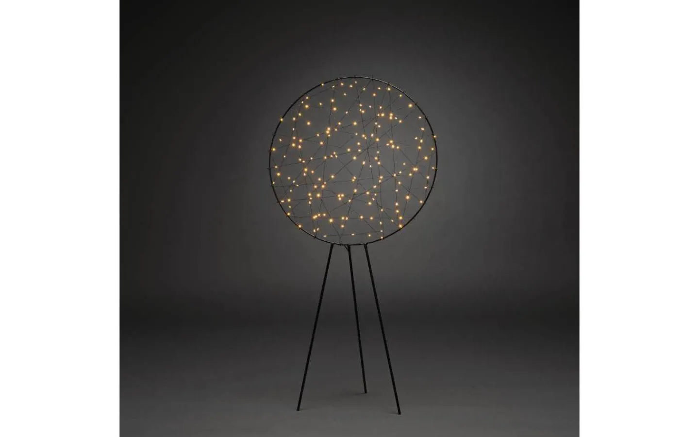 Julpynt Inomhus<Konstsmide Meshy Golvdekoration 117cm Amber, Svart