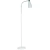 Golvläslampor<Oriva Metall Golvlampa 140cm Vit/krom