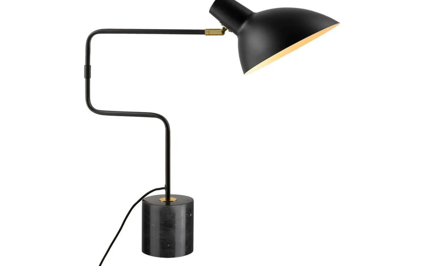Halo Design Metropole Bordslampa 58,5cm Svart/Marmorfot* Bordslampor