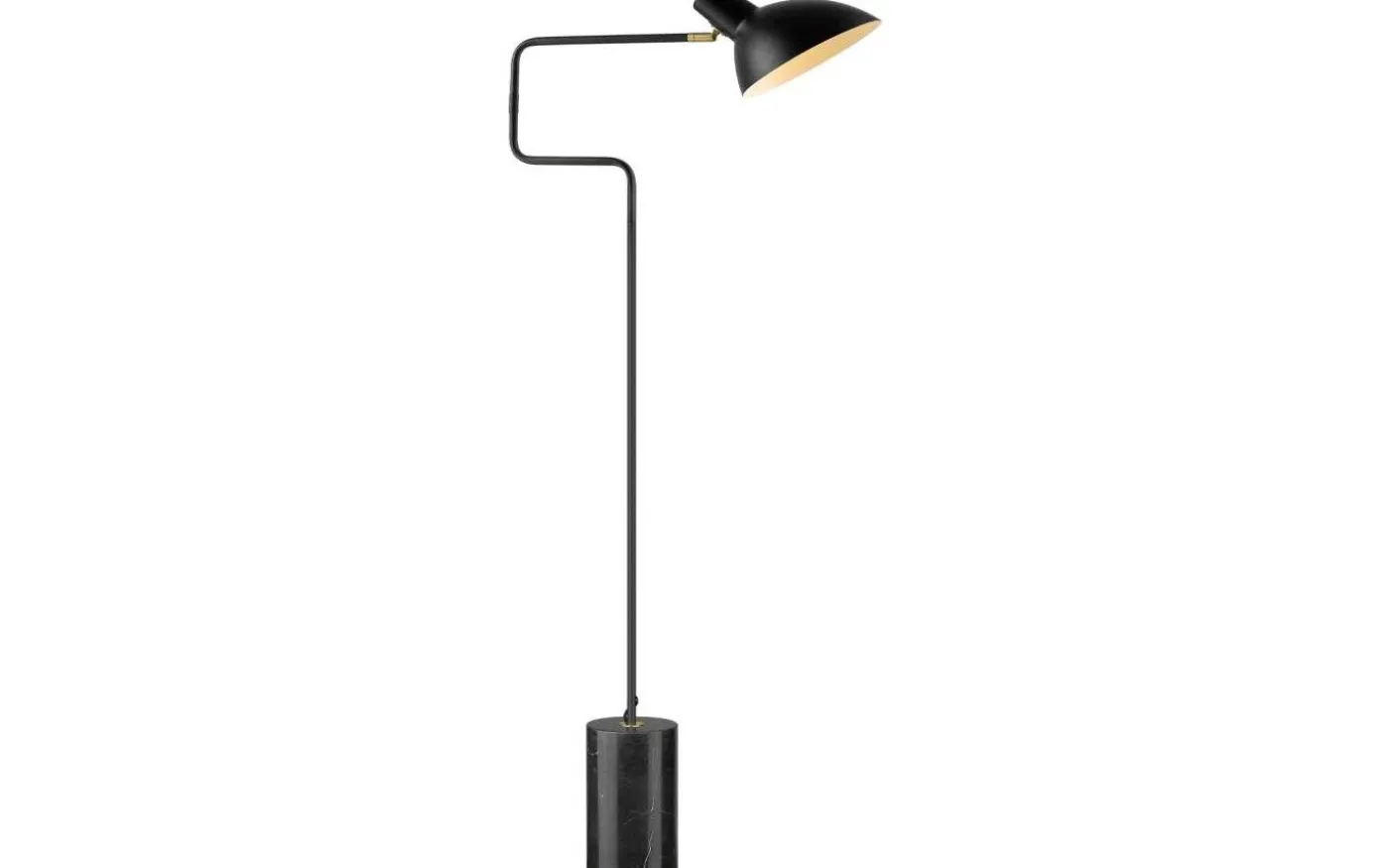 Metropole Golvlampa 138cm Svart/Marmorfot