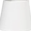 PR Home Mia Lampskärm Ø30cm Lin Classico Vit* Enfärgade Runda Lampskärmar
