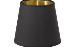 PR Home Mia Lampskärm Ø20cm Metallinsida Svart/Guld* Enfärgade Runda Lampskärmar