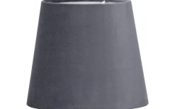 Enfärgade Runda Lampskärmar<PR Home Mia Lampskärm Ø20cm Sammet Grå