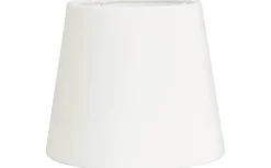 Enfärgade Runda Lampskärmar<PR Home Mia Lampskärm Ø24cm Sammet Vit