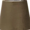 Mia Lampskärm Sammet Ø24cm Brun