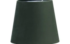 Enfärgade Runda Lampskärmar<PR Home Mia Lampskärm Sammet Ø24cm Smaragd