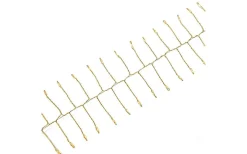 Microcluster Batteridriven Ljusslinga 1m Mässing Amber