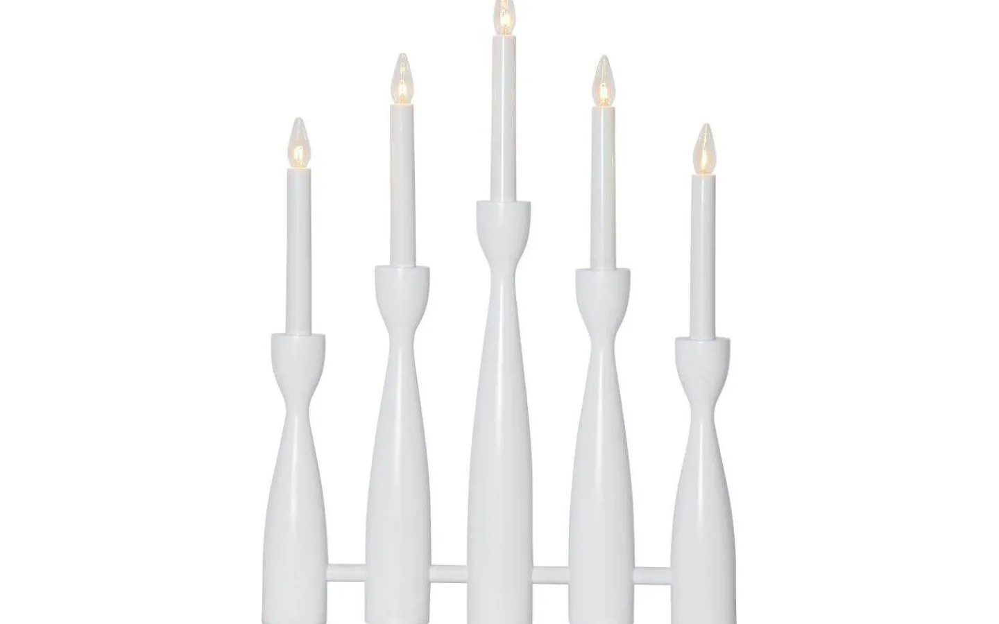 Visa Alla Adventsljusstakar|Adventsljusstakar 31-60 Cm<Star Trading Midja Adventsljusstake 47cm Vit