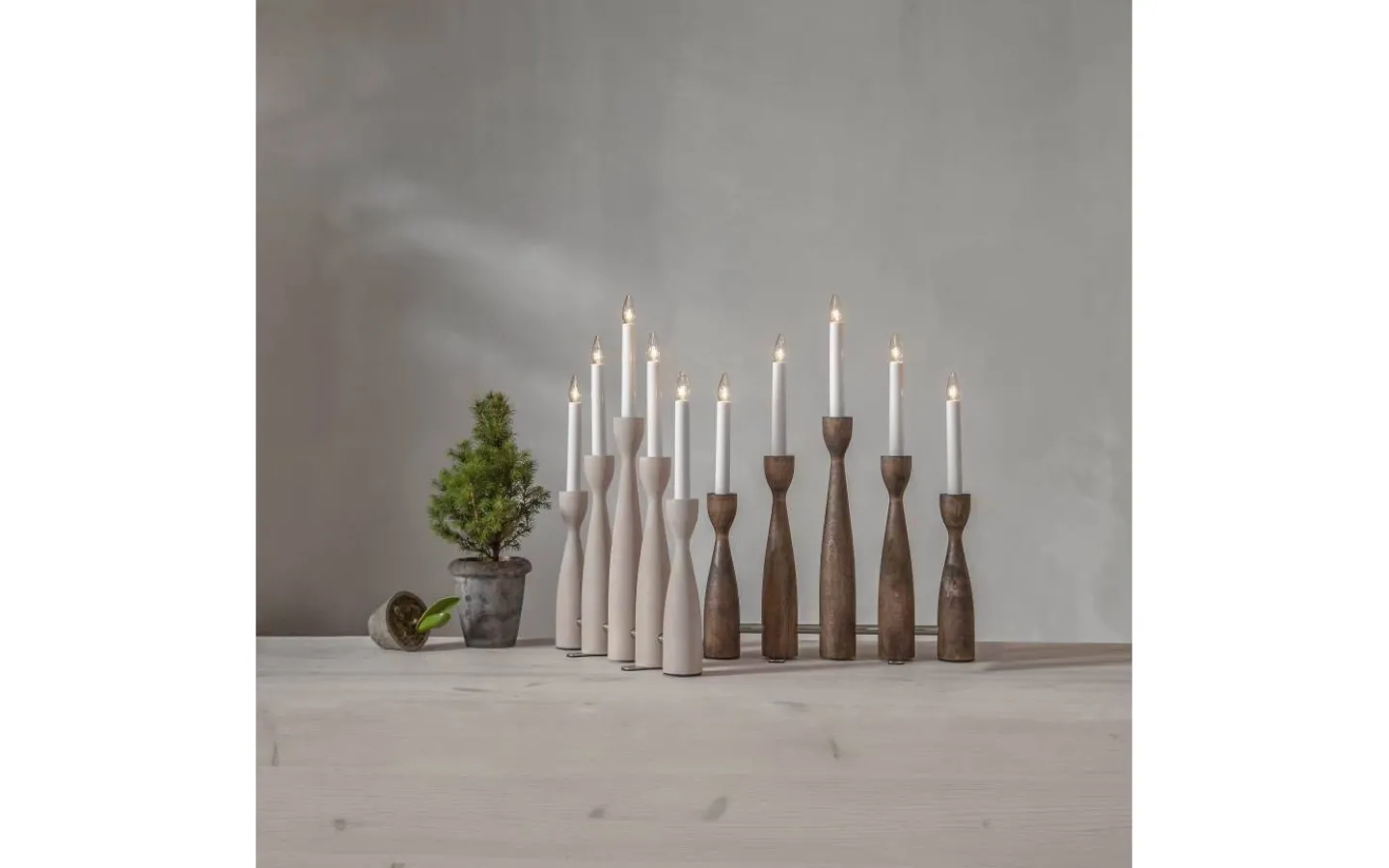 Star Trading Midja Adventsljusstake 47cm Vitbets* Visa Alla Adventsljusstakar|Adventsljusstakar 31-60 Cm