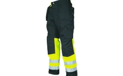 Malmbergs Midjebyxa, Varsel, Klass 1, Gul/svart, D100* Verktyg Och Arbetskläder
