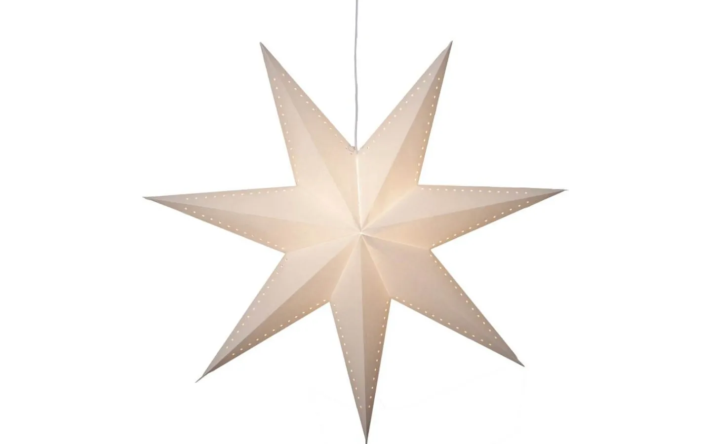 Star Trading Mika Julstjärna 87cm Vit* Visa Alla Julstjärnor|Julstjärnor Utan Sladd