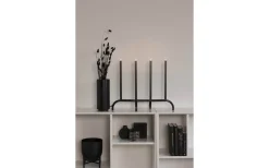 Mila Metall Adventsljusstake 4L 41cm Svart