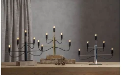 Adventsljusstakar 31-60 Cm<Star Trading Milano Adventsljusstake Svart 38cm