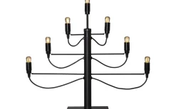 Visa Alla Adventsljusstakar|Adventsljusstakar 31-60 Cm<Star Trading Milano Adventsljusstake Svart 52cm
