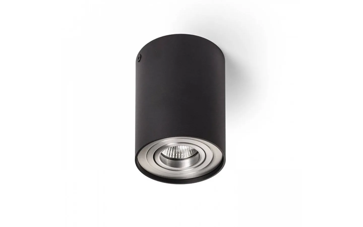 Takspot Med 1 Lampa<Rendl Milano I Takspotlight 9,5cm Svart/Aluminium