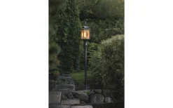 Milano Pollare 1,3m med Rörelsevakt Antiksvart IP43