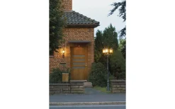 Milano Stolplykta 2,3m 3xE27 Antiksvart IP43