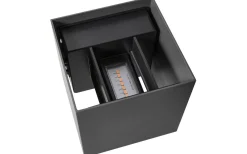 Upp & Nedljus Lampor<Nordlux Milda Kubi Vägglampa LED 3000K 4,9W Antracit IP44