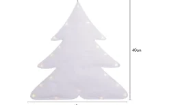 Star Trading Milla Hängande Dekoration 40cm Gran* Batteri Julpynt Inomhus