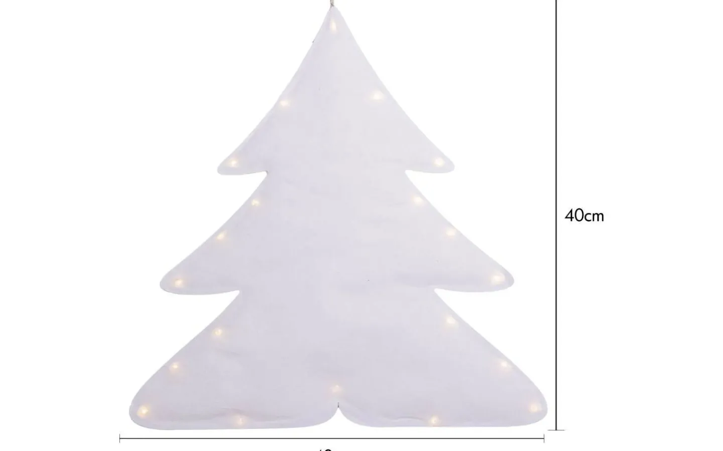 Star Trading Milla Hängande Dekoration 40cm Gran* Batteri Julpynt Inomhus