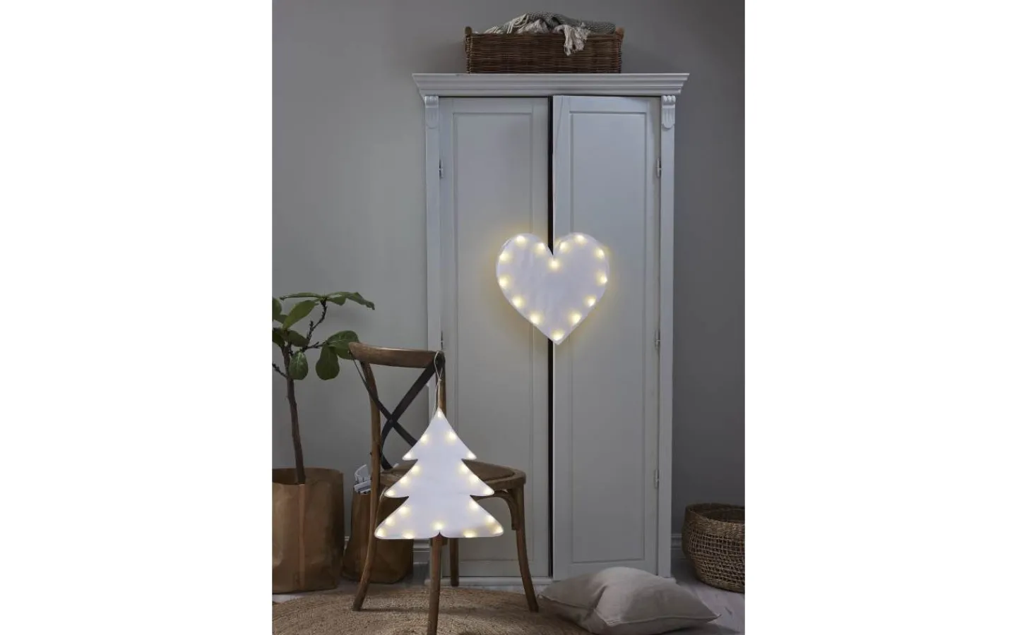 Star Trading Milla Hängande Dekoration 40cm Gran* Batteri Julpynt Inomhus