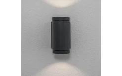 Upp & Nedljus Lampor<Hidealite Milo II Vägglampa LED 3000K 7,5W Antracit IP55