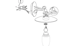 Vägglyktor<Eglo Milton Fasadlykta Brun IP44