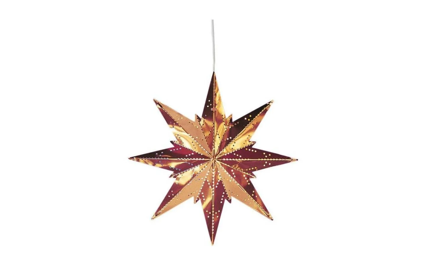 Star Trading Mini Julstjärna 24cm Koppar* Visa Alla Julstjärnor|Julstjärnor Med Sladd