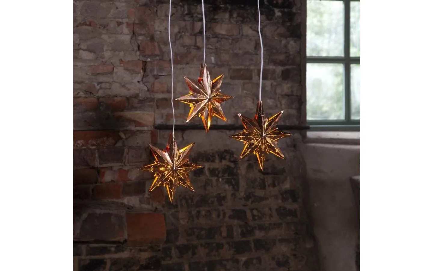 Star Trading Mini Julstjärna 24cm Koppar* Visa Alla Julstjärnor|Julstjärnor Med Sladd