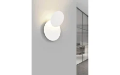 Trio Lighting Mio Vägglampa LED rund matt vit* Lampetter