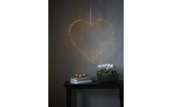 Julpynt Inomhus<Star Trading Mira Hängande Dekoration Hjärta 70cm Svart