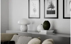 By Rydens Mira Mushroom Bordslampa 30cm Vit* Bordslampor