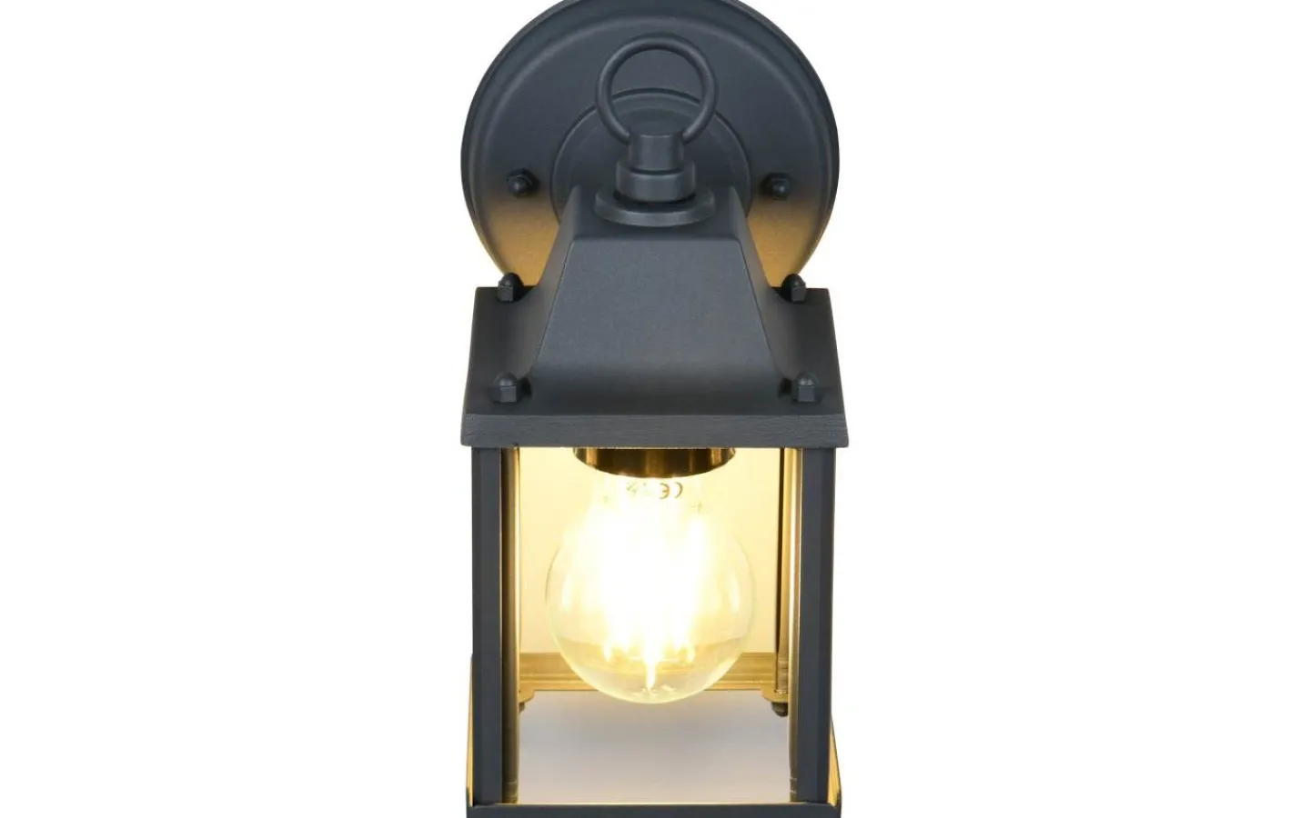 Trio Lighting Mirande Vägglampa E27 antracit IP23* Vägglyktor