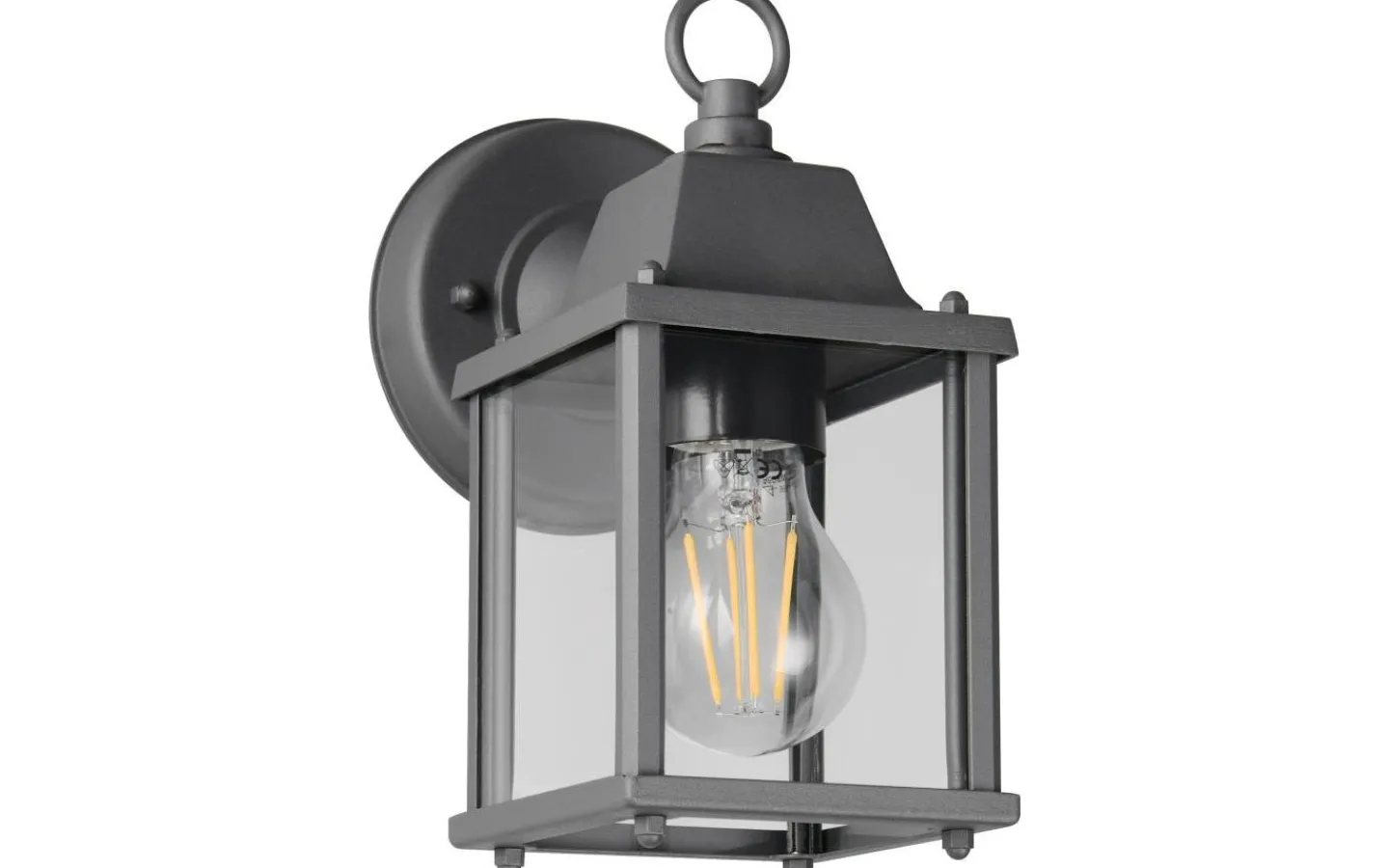 Trio Lighting Mirande Vägglampa E27 antracit IP23* Vägglyktor