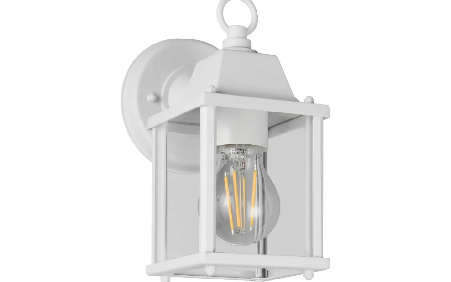 Trio Lighting Mirande Vägglampa E27 matt vit IP23* Vägglyktor