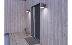 Vägglampor Utomhus<Belid Mist Vägglampa Rost IP44