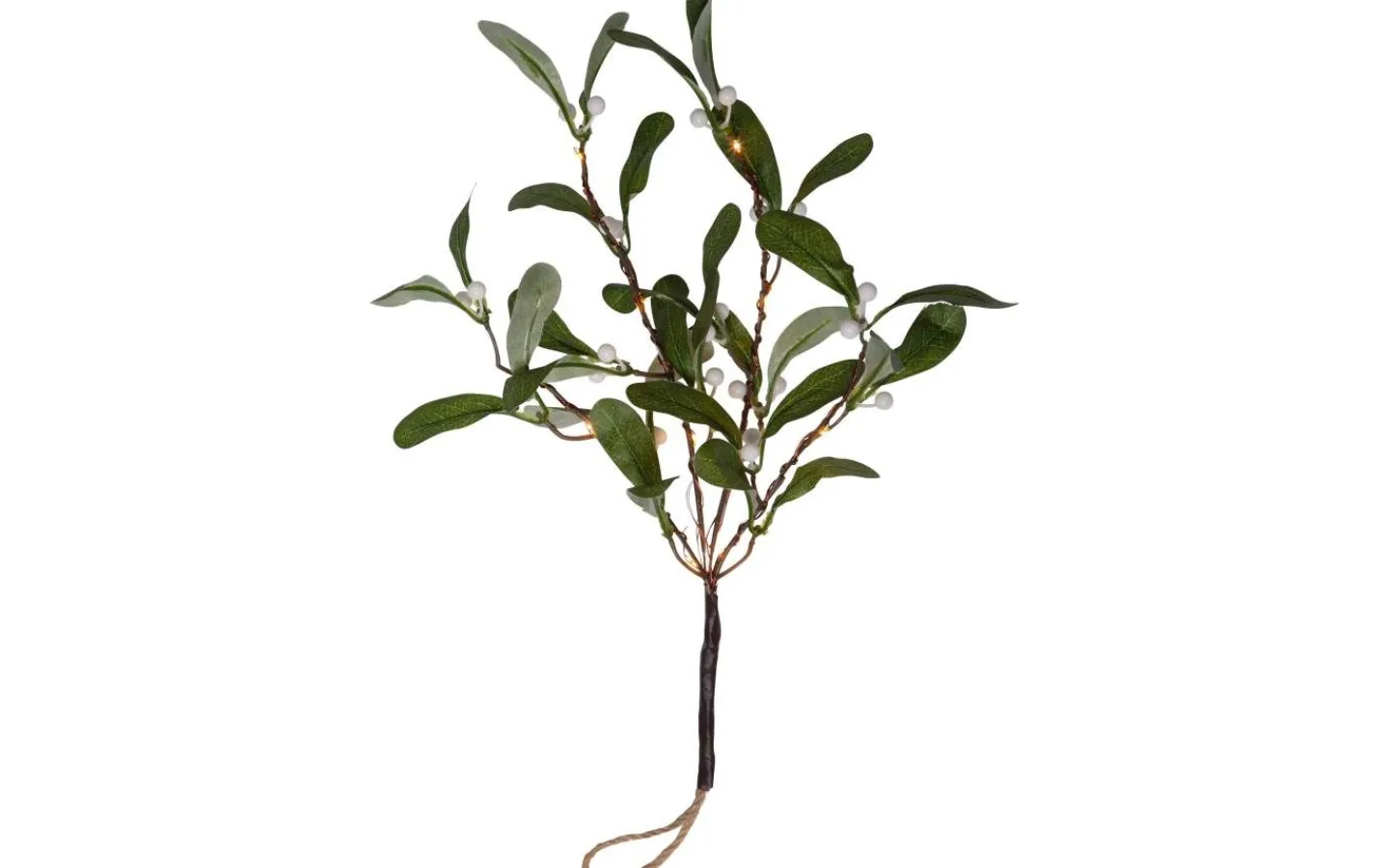 Star Trading Mistel Dekorationskvist Grön* Batteri Julpynt Inomhus