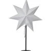 Star Trading Mixa Julstjärna på Fot 50cm Vit* Visa Alla Julstjärnor|Julstjärnor På Fot