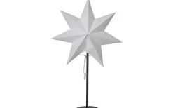 Star Trading Mixa Julstjärna på Fot 50cm Vit* Visa Alla Julstjärnor|Julstjärnor På Fot