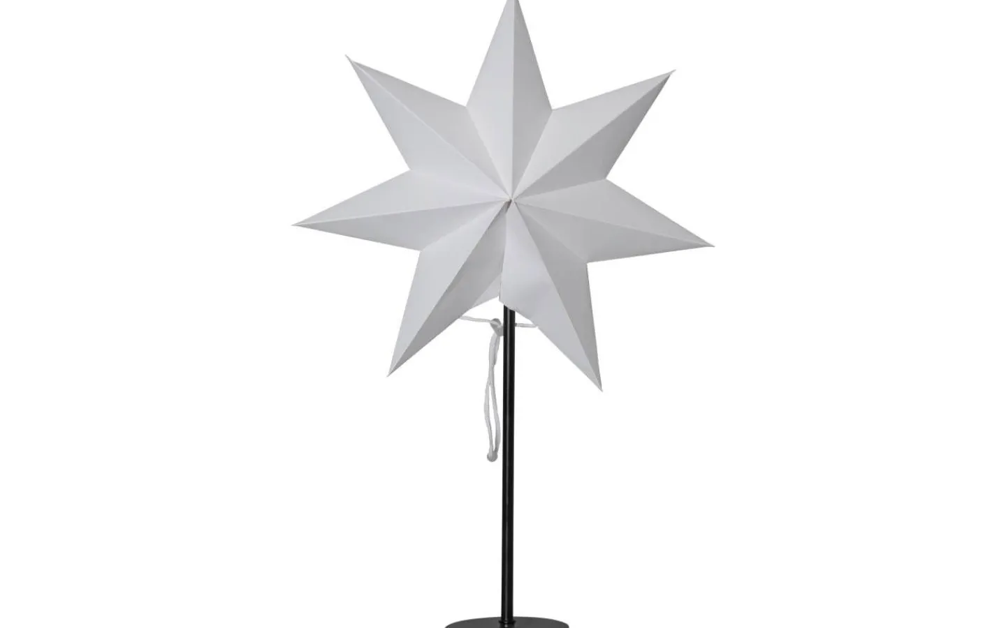 Star Trading Mixa Julstjärna på Fot 50cm Vit* Visa Alla Julstjärnor|Julstjärnor På Fot