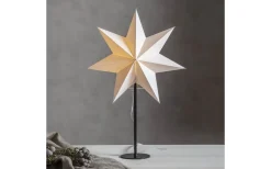 Star Trading Mixa Julstjärna på Fot 50cm Vit* Visa Alla Julstjärnor|Julstjärnor På Fot