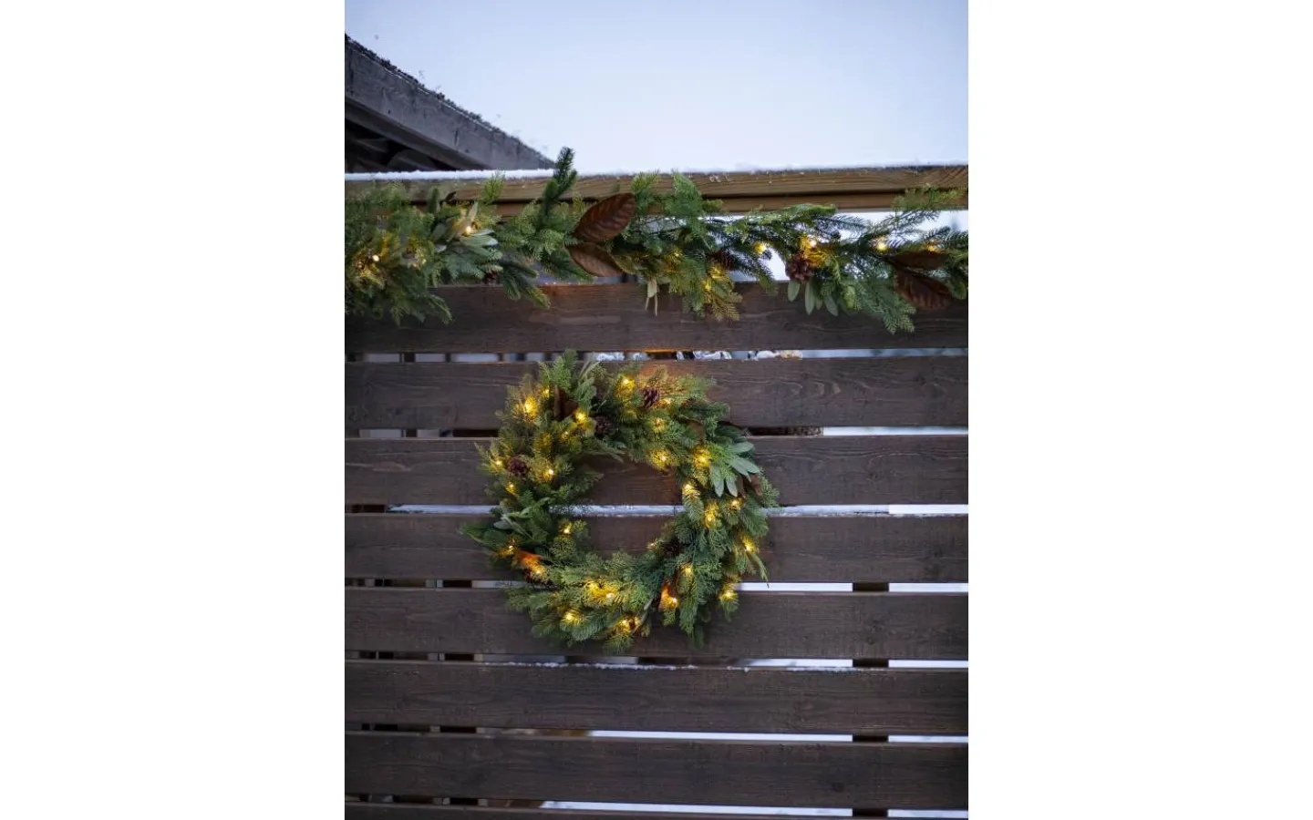 Star Trading Mixi Batteridriven Krans 60cm* Kransar|Batteri Julpynt Utomhus