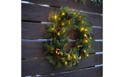 Star Trading Mixi Batteridriven Krans 60cm* Kransar|Batteri Julpynt Utomhus