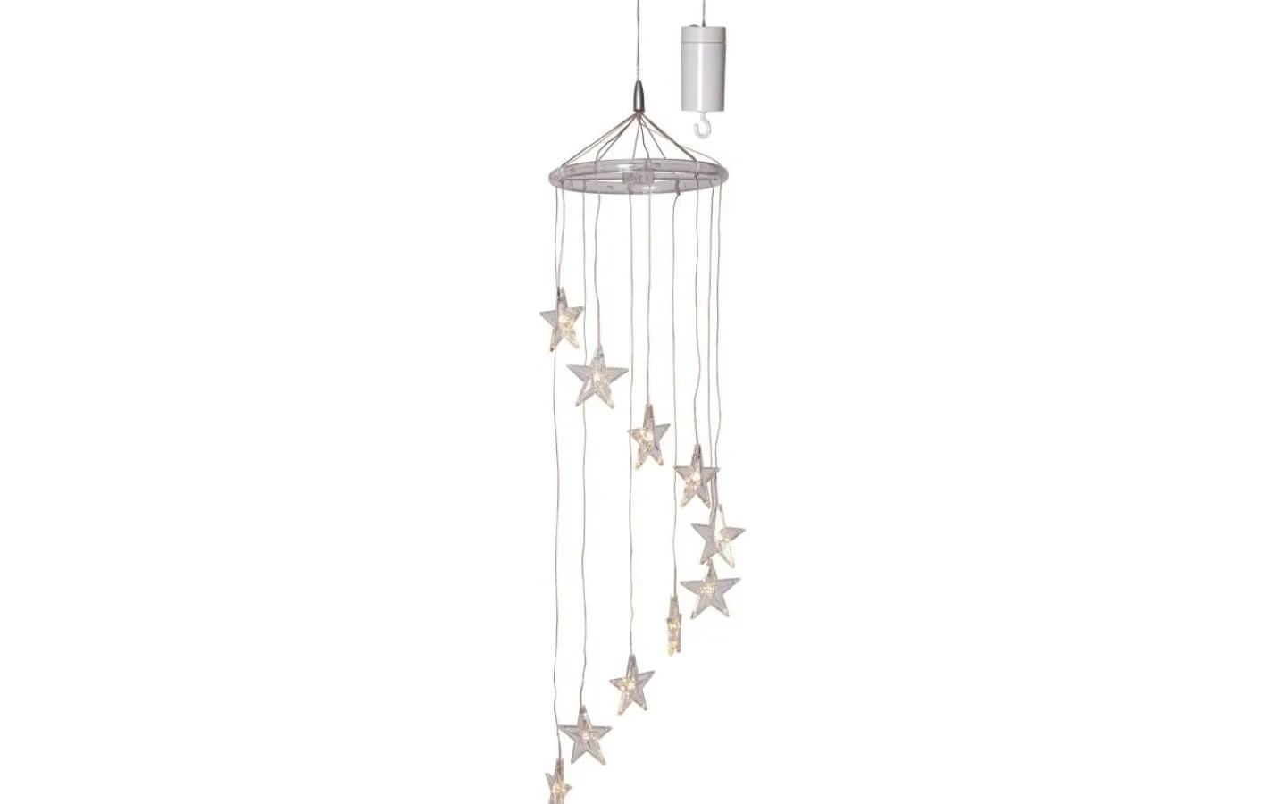 Star Trading Mobilo Utomhusdekoration 80cm Transparent* Batteri Julpynt Utomhus|Batteri Julpynt Inomhus