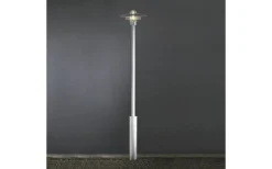 Modena Stolplykta 2,3m E27 Galvaniserat Stål IP44