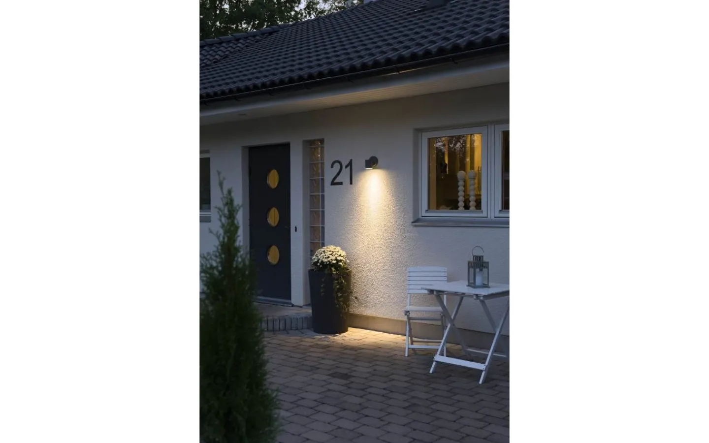 Upp Eller Nedljus Lampor|Vägglampor Utomhus<Konstsmide Modena Vägglampa Svart