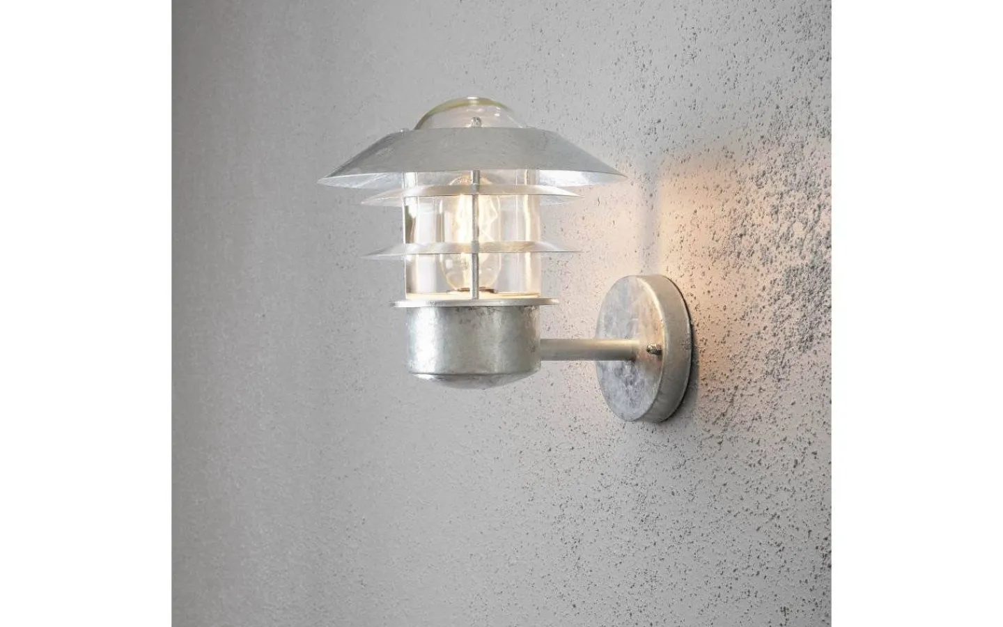 Kustnära Belysning|Vägglyktor<Konstsmide Modena Vägglykta Galvaniserad Stål